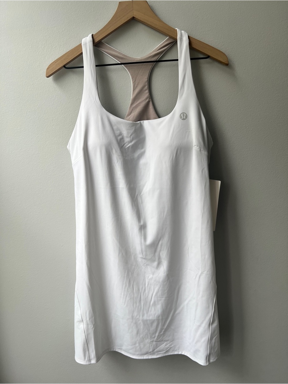 NWT Lululemon Size 12 Lightweight Tennis Dress WHT White  $128